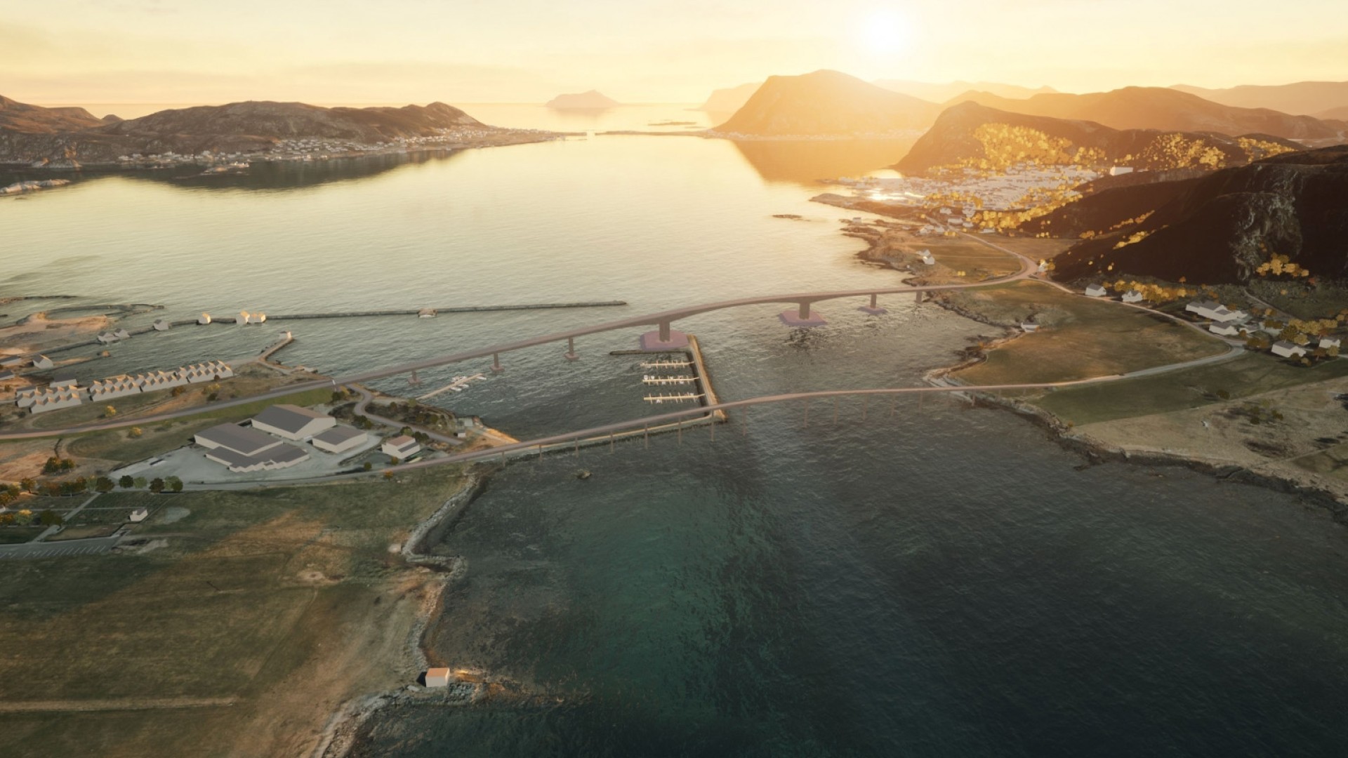 Fv20 New Nerlandsøy bridge - Ongoing