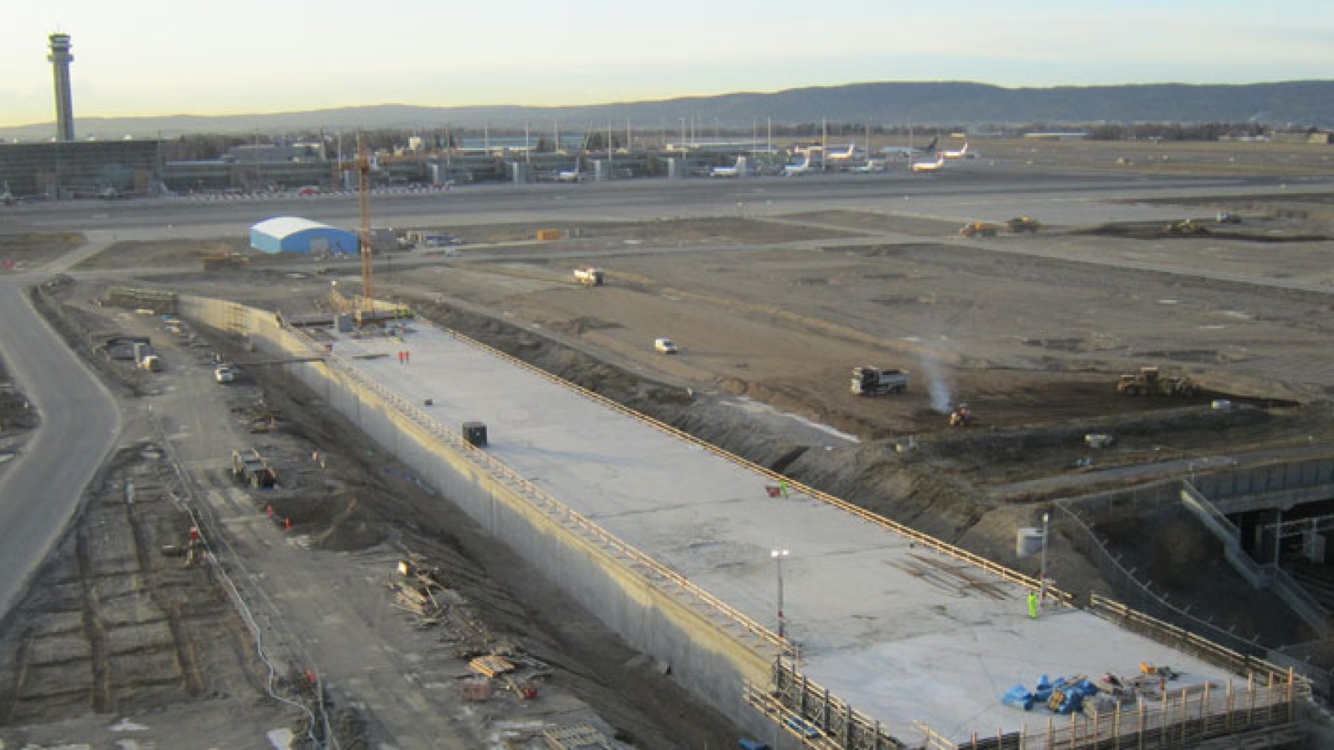 Kjørekulvert Oslo Lufthavn Gardermoen